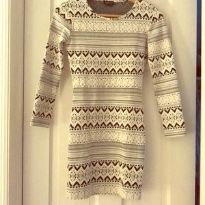 TopShop Black and White print dress